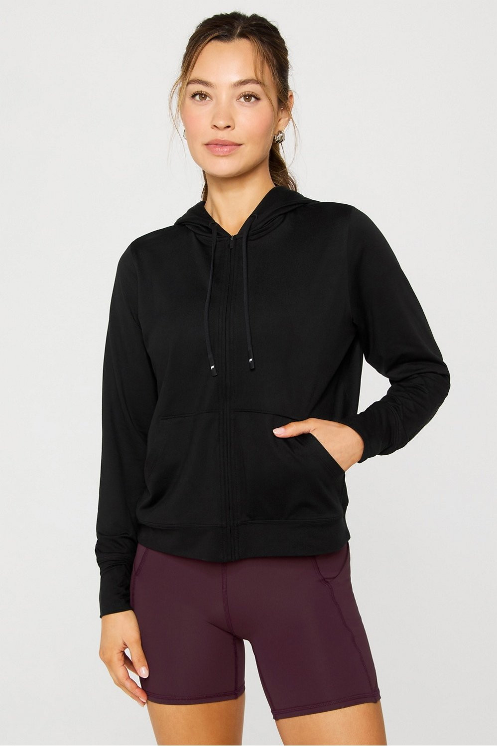 Cloud Jersey Full Zip Hoodie | Fabletics