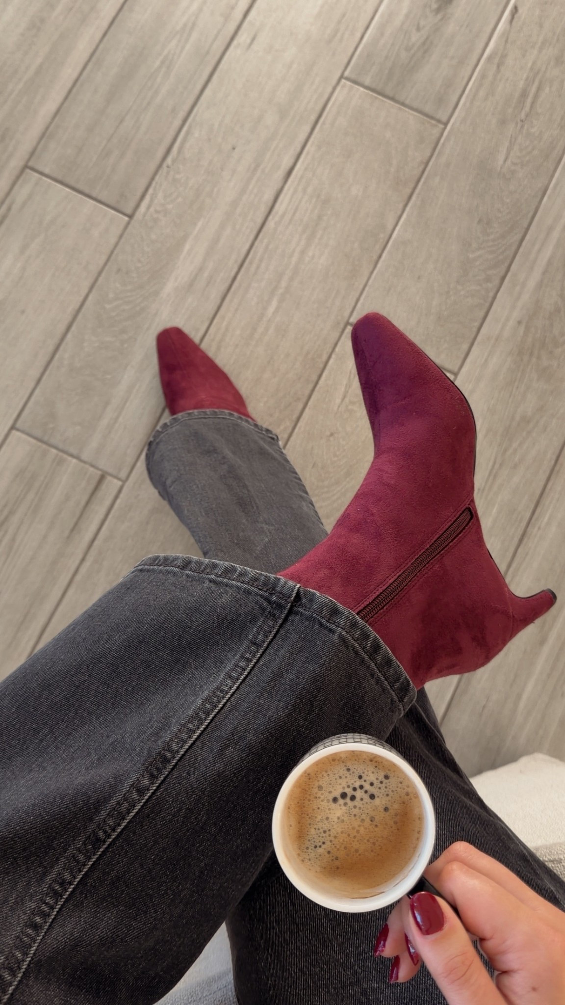 Looking for a pop of burgundy this season? Boots on sale for $40!

Love the fit and heel hight so much I just ordered them in the black leather version as well! Did my usual size 7! 

#LTKCyberWeek #LTKHoliday #LTKFindsUnder50