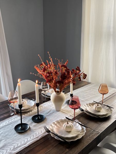 Fall table setup, fall table decor, kitchen table setup

#LTKSeasonal #LTKhome