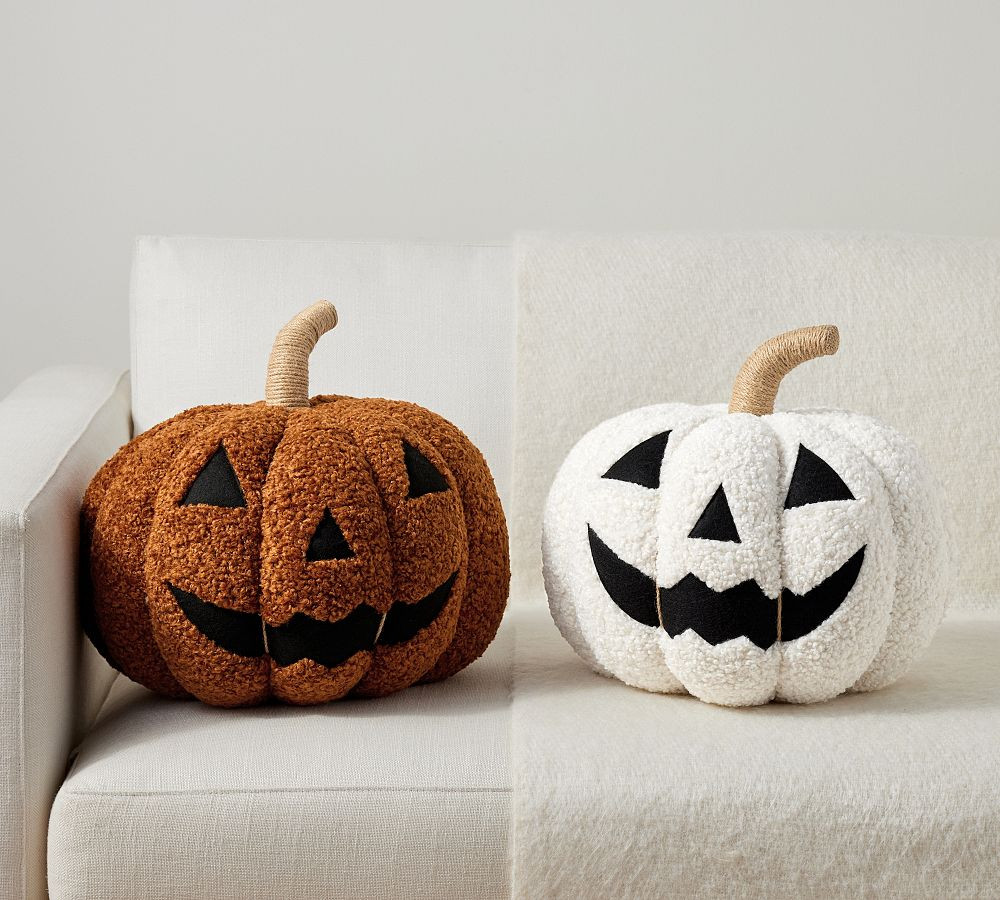 Jack-o’-Lantern Shaped Pillow | Pottery Barn (US)
