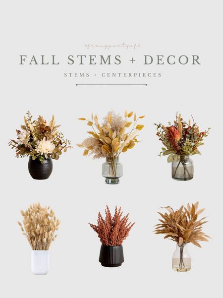 New fall stems and centerpieces. Living the warm tones for fall! Use code DECOR for 20% off.

#LTKsalealert #LTKhome #LTKunder50