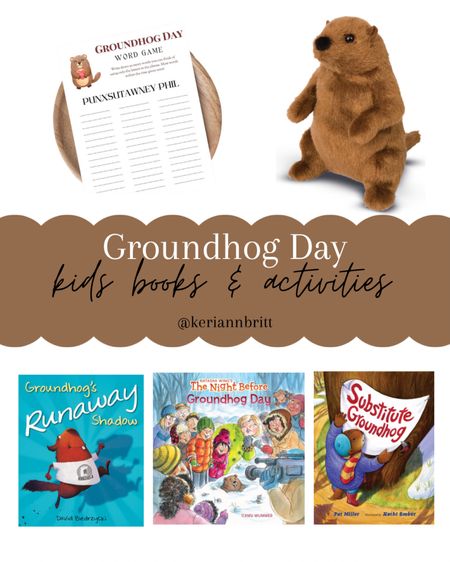 Groundhog Day Kids Activities and Books 

#LTKSeasonal #LTKkids #LTKbaby