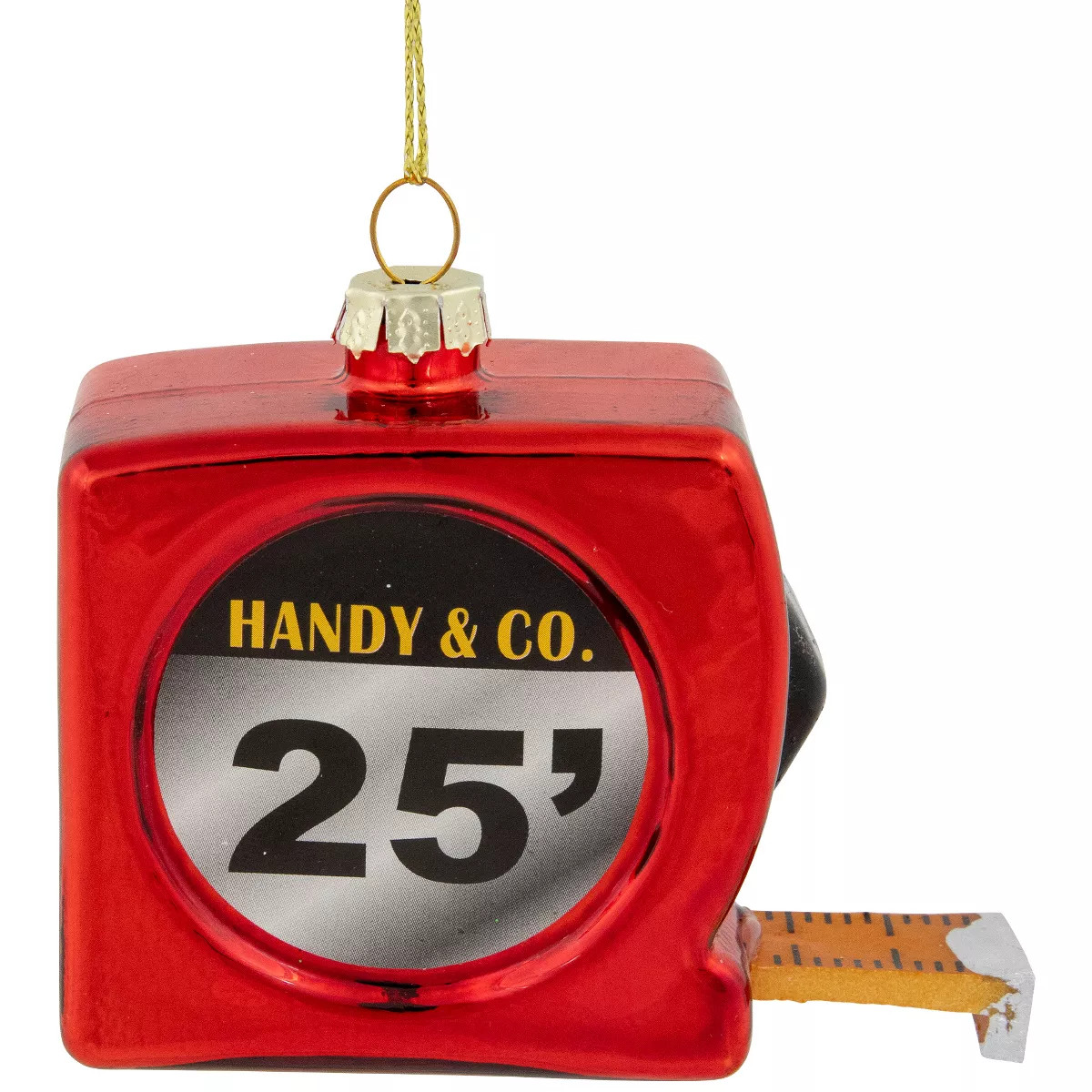 Northlight 3.25" Red Measuring Tape Glass Christmas Ornament | Target