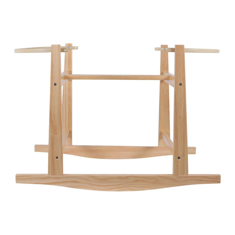 Modern Rocking Bassinet Stand - Natural Pine | Project Nursery