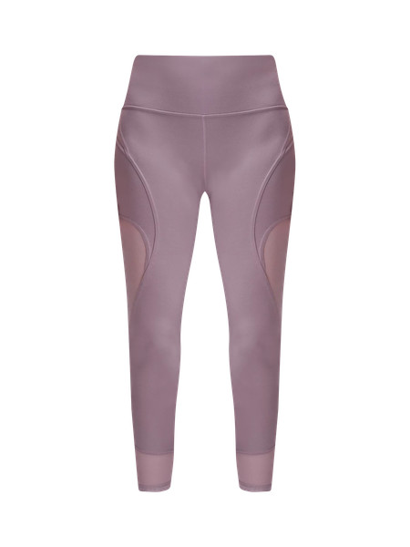 Wunder Train Mesh Panel High-Rise Tight 25" | Women's Leggings/Tights | lululemon | Lululemon (US)