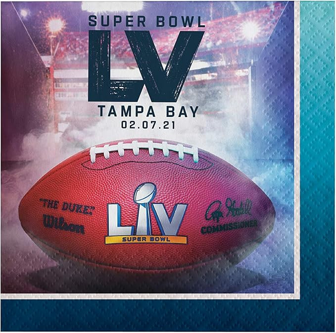 Super Bowl LV Beverage Napkins, 48 ct | Amazon (US)