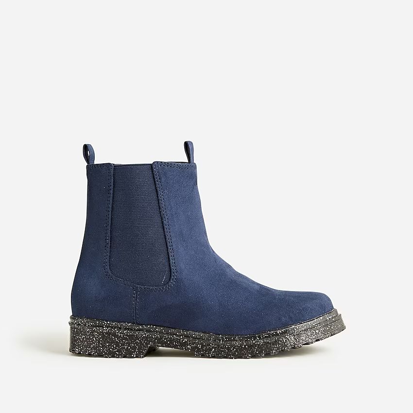 Girls' lug-sole boots with glitter heel | J.Crew US