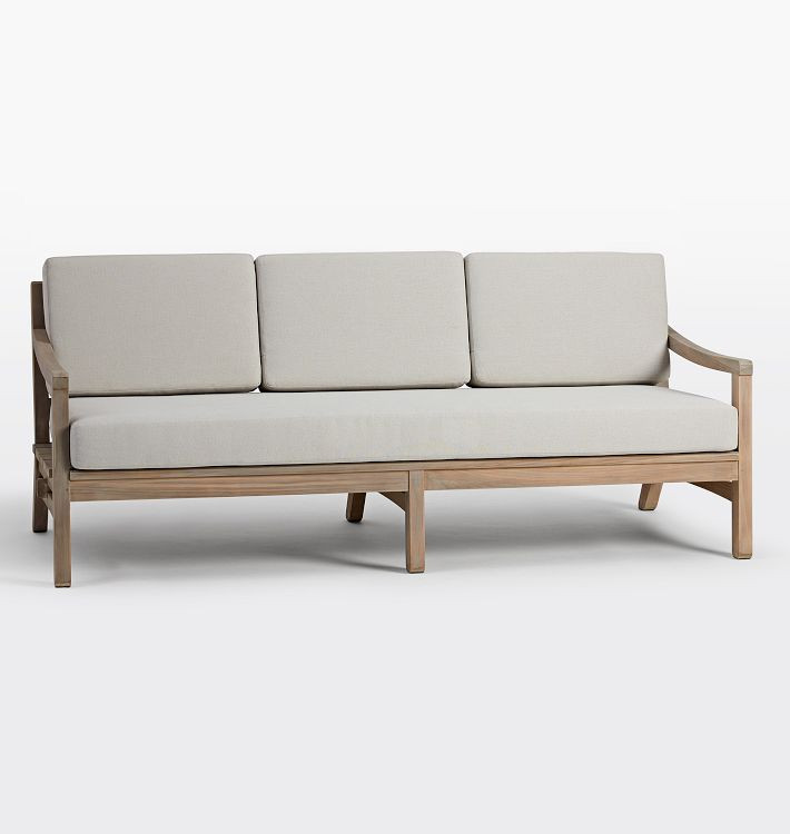 Ronde 84" Teak Sofa | Rejuvenation