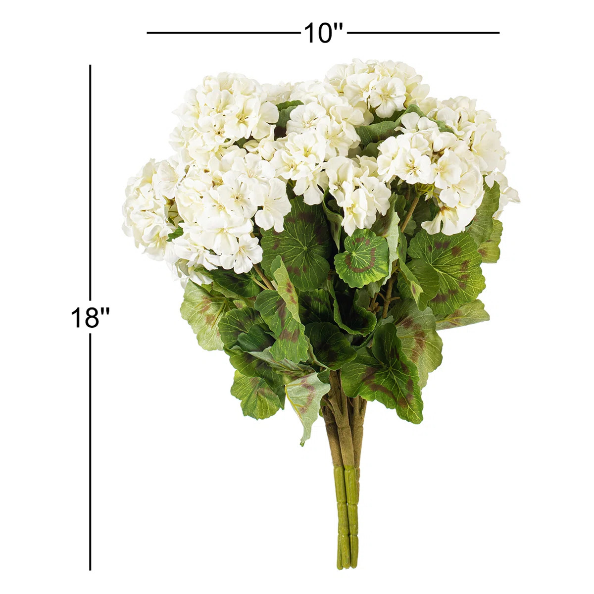 Kimberlee 18" Artificial Geranium Bush (Set of 4) | Wayfair North America