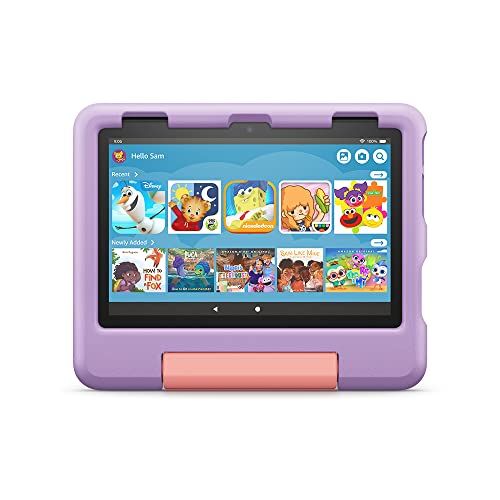 All-new Fire HD 8 Kids tablet, 8" HD display, ages 3-7, includes 2-year worry-free guarantee, Kid... | Amazon (US)