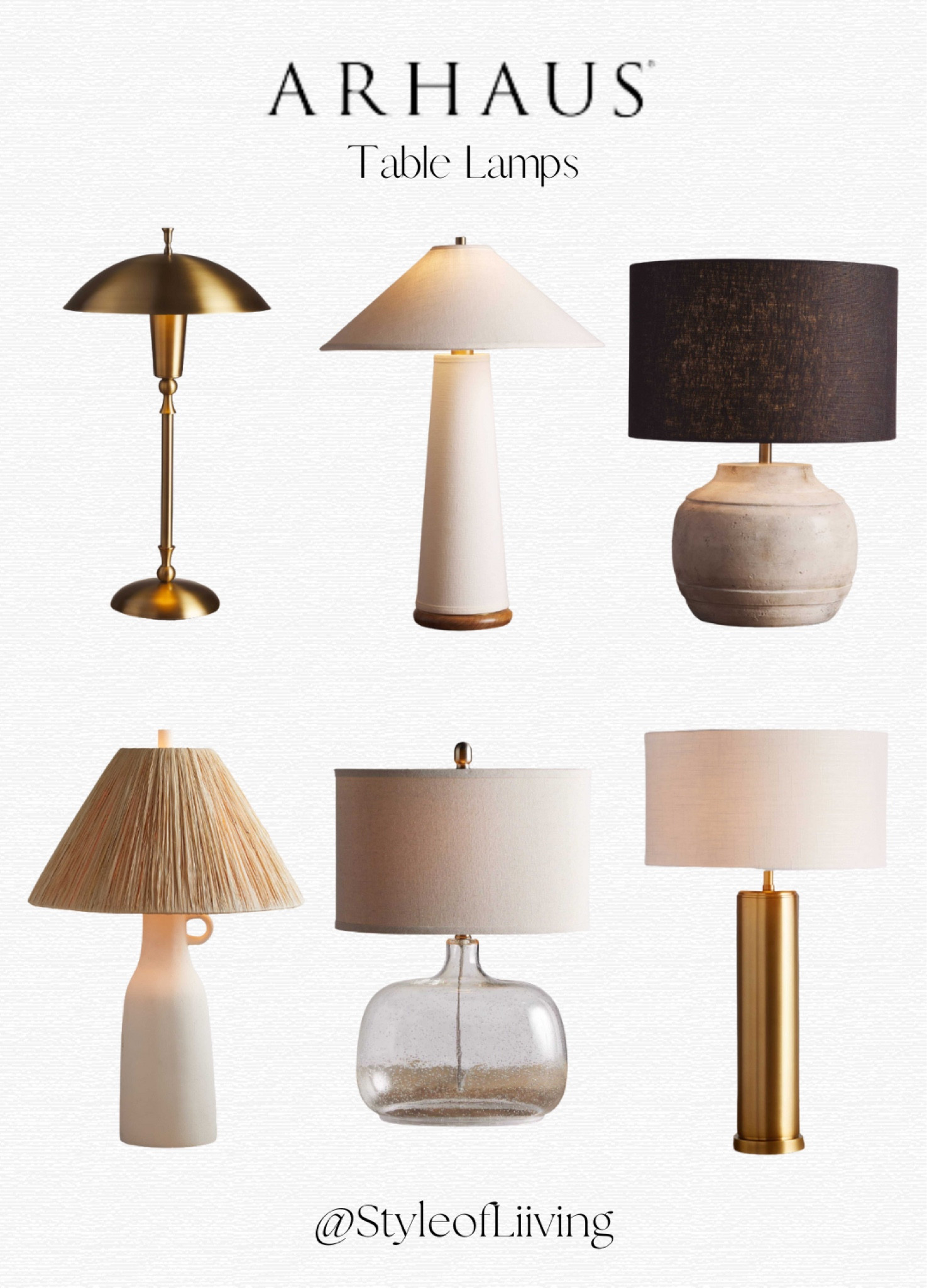 Beautiful table lamps from Arhaus! Unique for any home style. Lighting for bedroom, living room, dining room, entryway, office. Sophisticated chic light fixtures. Luxe. High quality. Home decor.

#LTKsalealert #LTKhome #LTKstyletip
