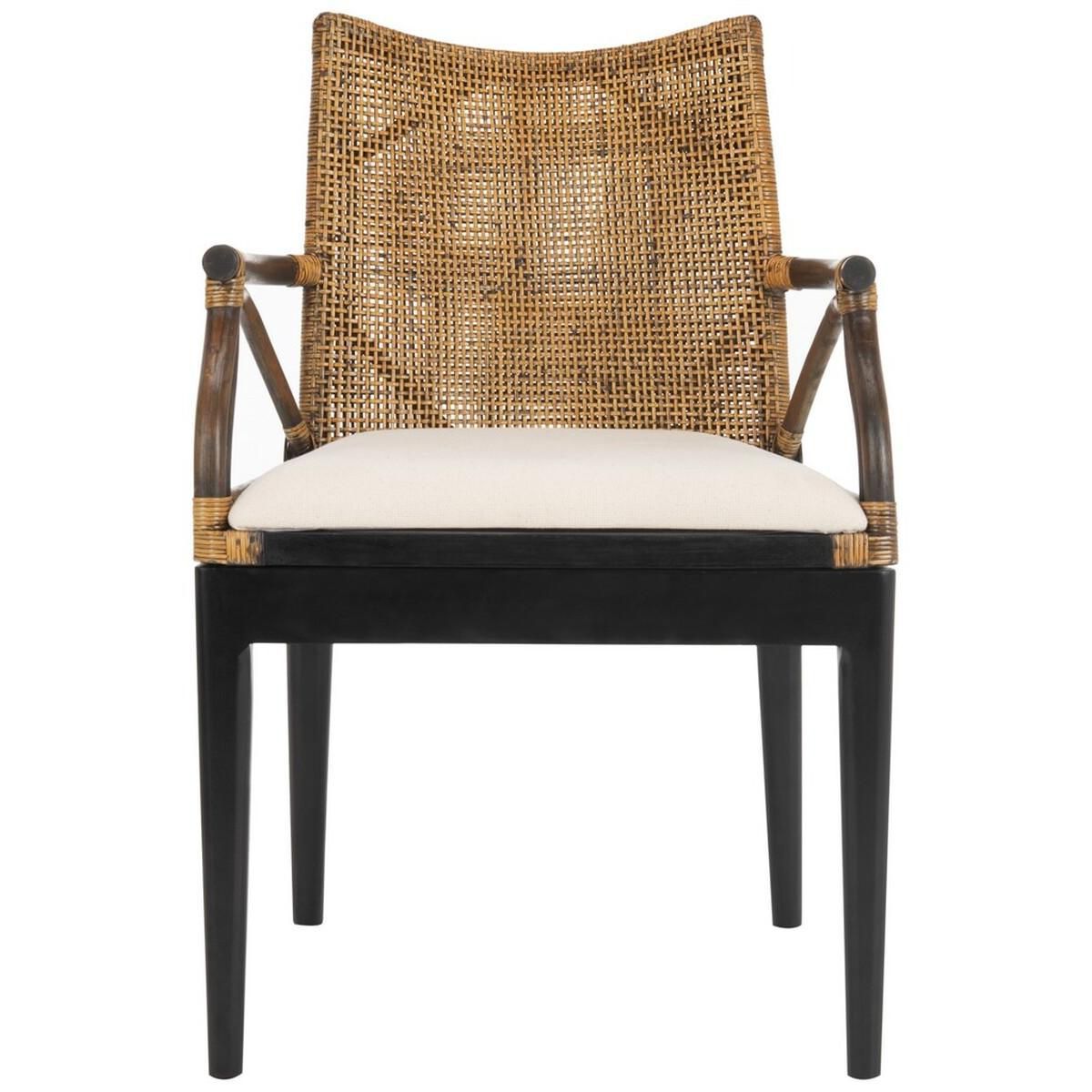 Gianni Arm Chair - Brown/Black - Safavieh. | Target