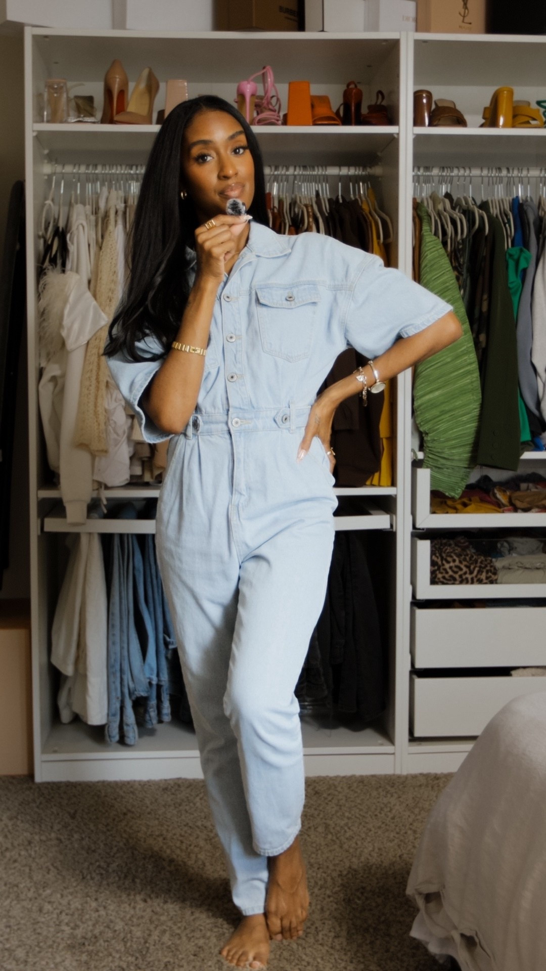 a shape accentuating jumpsuit is ALWAYS going to do it for me! 

#LTKStyleTip