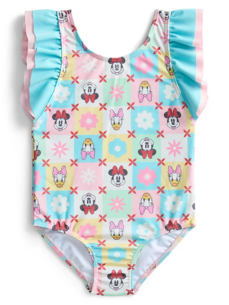 Character Toddler Girl One- Piece Swimsuit, Sizes 12M-5T | Walmart (US)