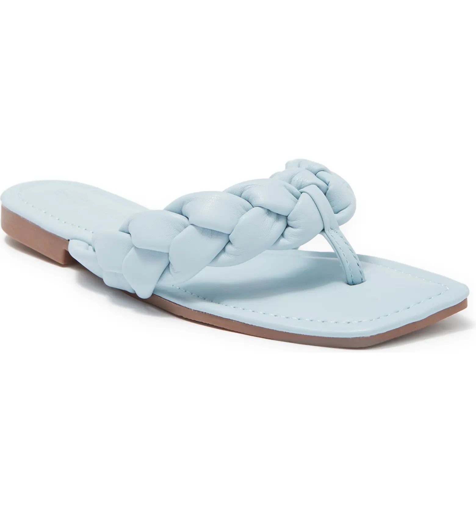 WILD DIVA LOUNGE Joandree Braided Thong Sandal | Nordstromrack | Nordstrom Rack