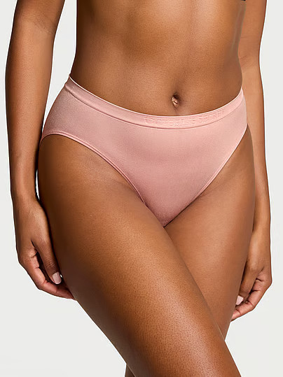 Seamless Shine High-Leg Brief Panty, Pink, L - Women's Panties - Victoria's Secret | Victoria's Secret (US / CA )