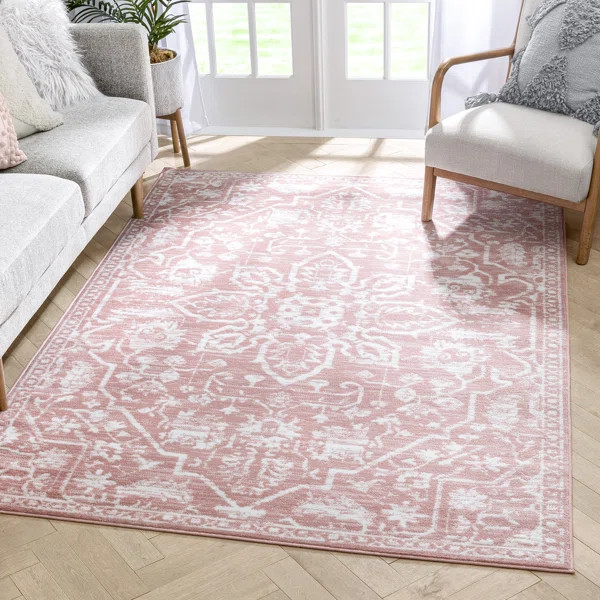 Dazzle Oriental Blush Area Rug | Wayfair North America