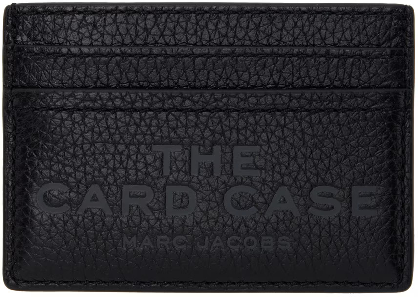Black 'The Leather' Card Holder | SSENSE