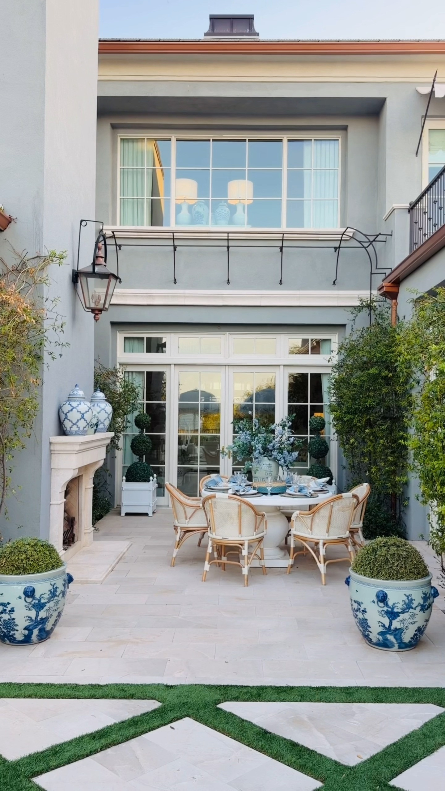 A little backyard refresh with these new bistro chairs, white beaded dishes, rattan serving pieces and striped throw pillows! These pieces will keep you enjoying the outdoors all year long! 

 #LTKHome