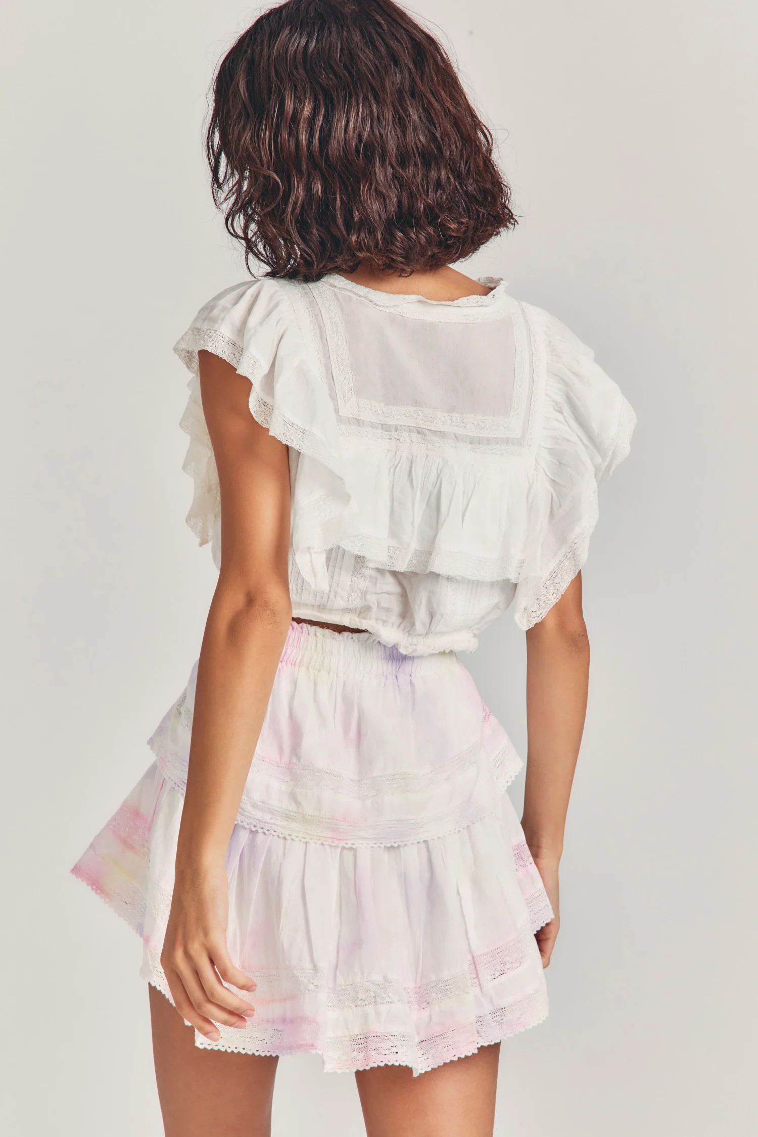 Ruffle Mini Skirt | LOVESHACKFANCY