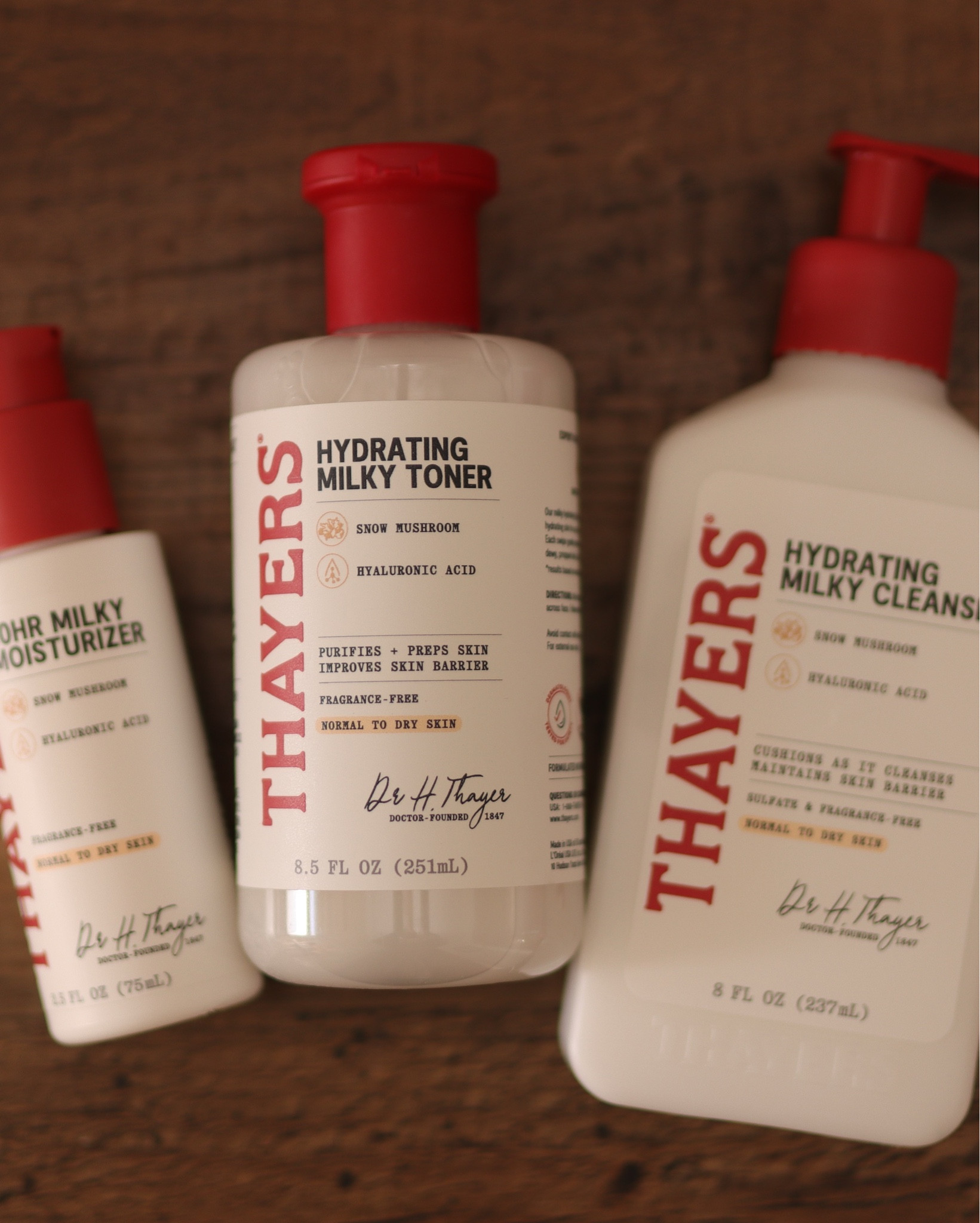 Ooh! can’t wait to add the Thayer’s Hydrating Milky Toner to my regimen, because you know hydration is KEY!