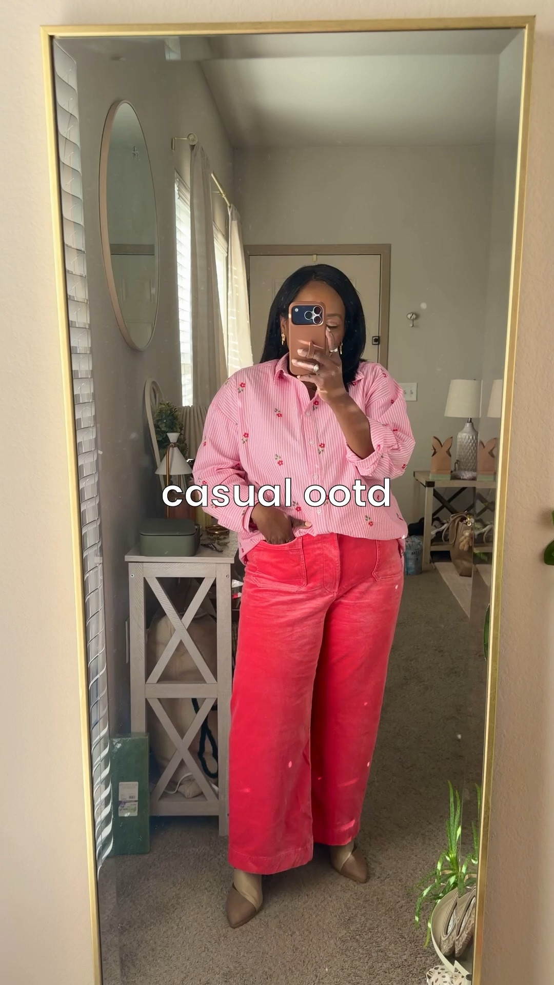Yesterday’s casual OOTD! The prettiest shade of pink in these velvet pants from @Anthropologie / paired with this stripe shirt from Ulla Popken (use code lsculla for 35% off)!

#LTKPlusSize #LTKootd #LTKgrwm