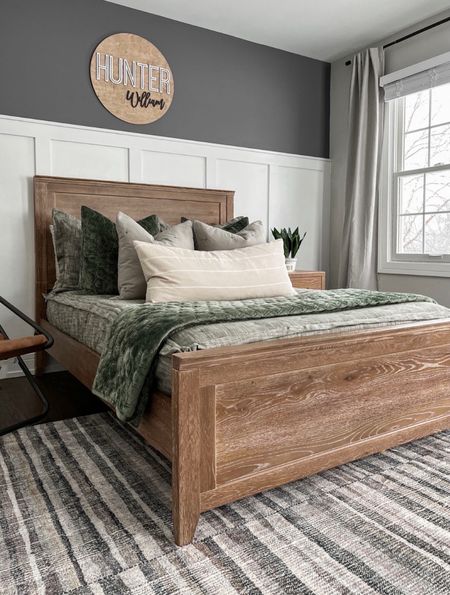 Hunter’s bed frame was a top selling item for 2023! We went with the smoked gray color, and I love that it’s a bed and space that he will be able to grow with for years to come! His bed is $100 off right now, his rug is on sale as well, and a ton of his other pieces are discounted too! 

#LTKsalealert #LTKstyletip #LTKhome