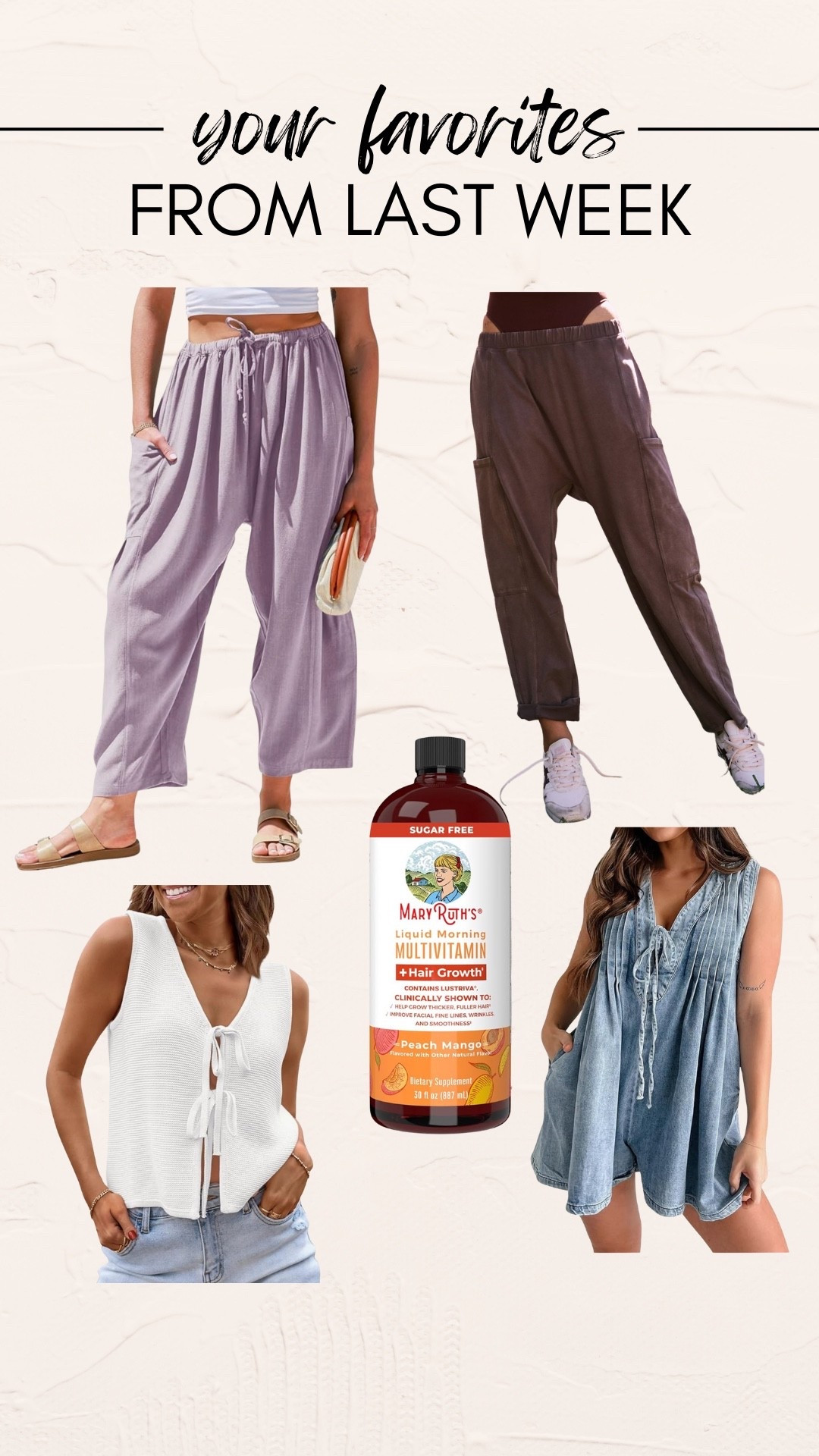 I’m a size large in all except the denim romper. I sized down to a M in that one! 

#LTKMidsize #LTKPetite #LTKFindsUnder50