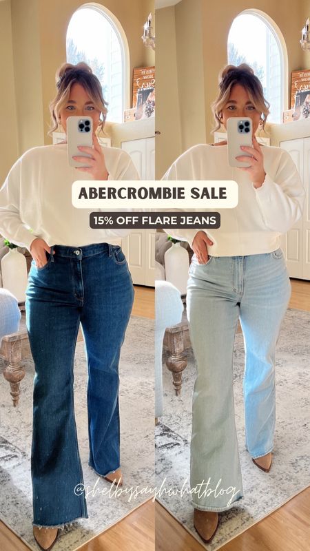 Abercrombie jeans are 15% off right now! No code needed. Sale ends tomorrow. I’m wearing a size 32 in all denim.


#LTKHolidaySale #LTKsalealert #LTKmidsize