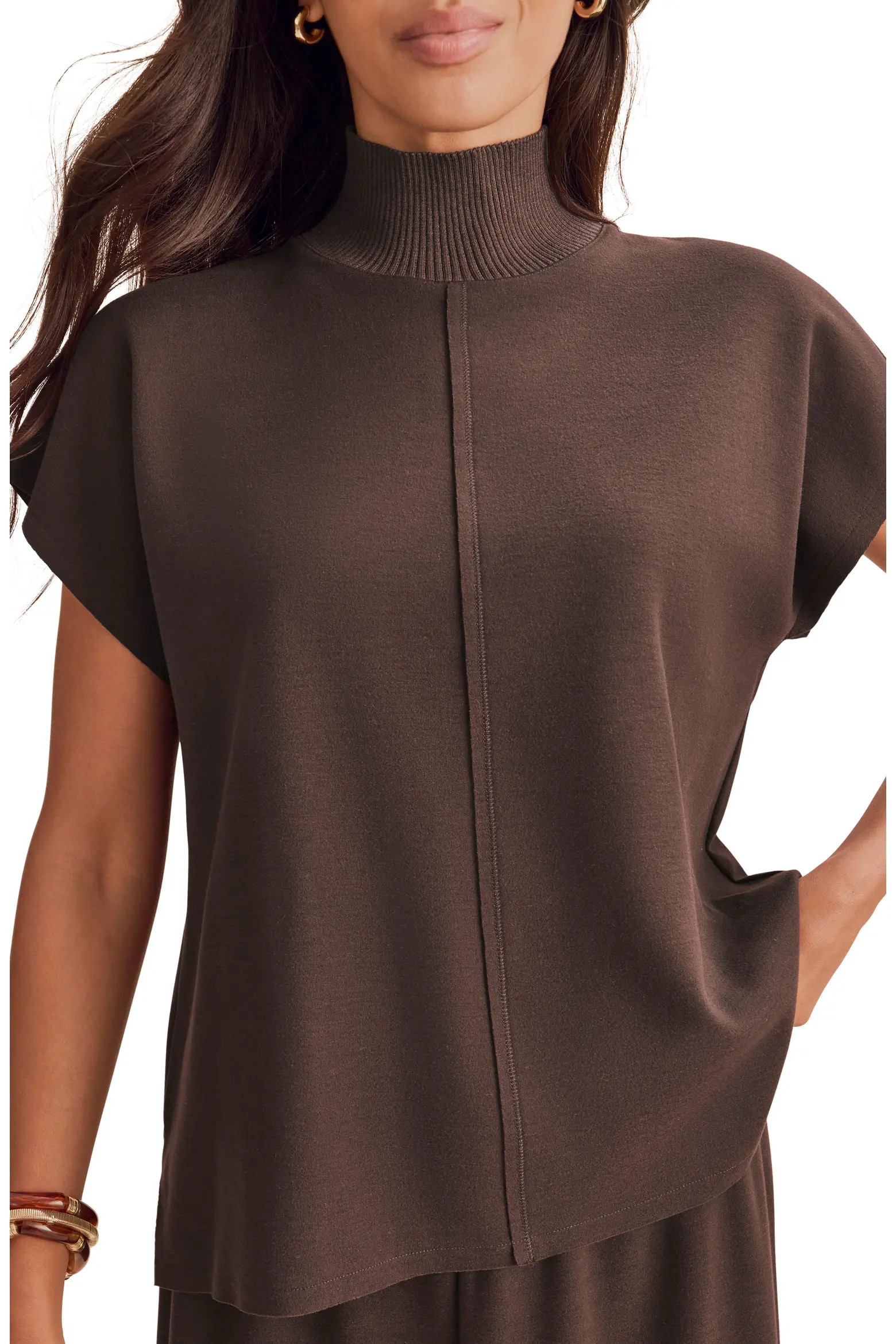 Splendid Winslow Mock Neck Pullover (Women) | Nordstrom | Nordstrom