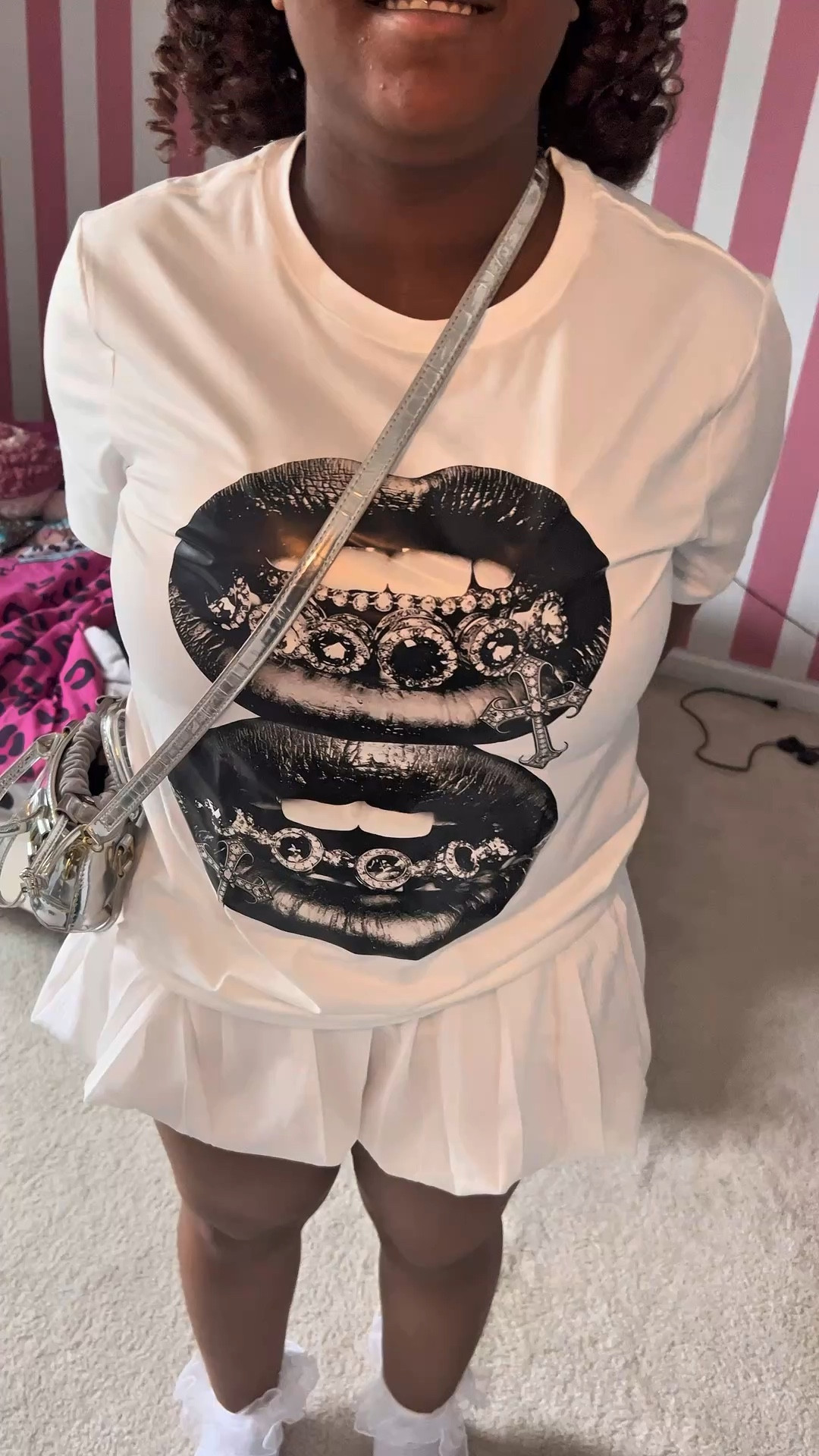 Cute outfit graphic tee and bubble skirt 

#LTKMidsize #LTKKids