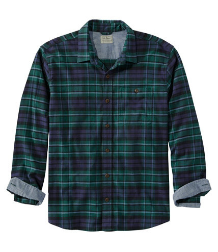 Men's BeanFlex® All-Season Flannel Shirt, Traditional Untucked Fit, Long-Sleeve | L.L. Bean