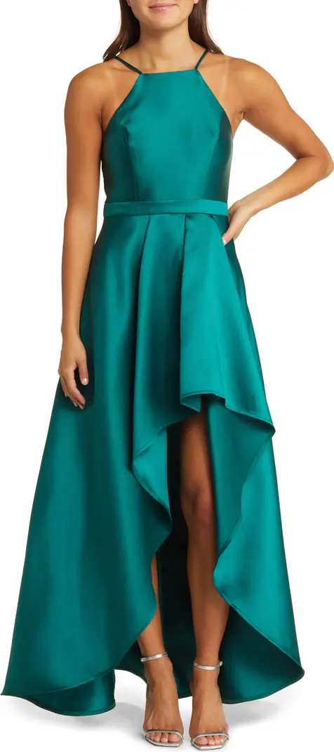 Broadway Show Satin High-Low Gown | Nordstrom