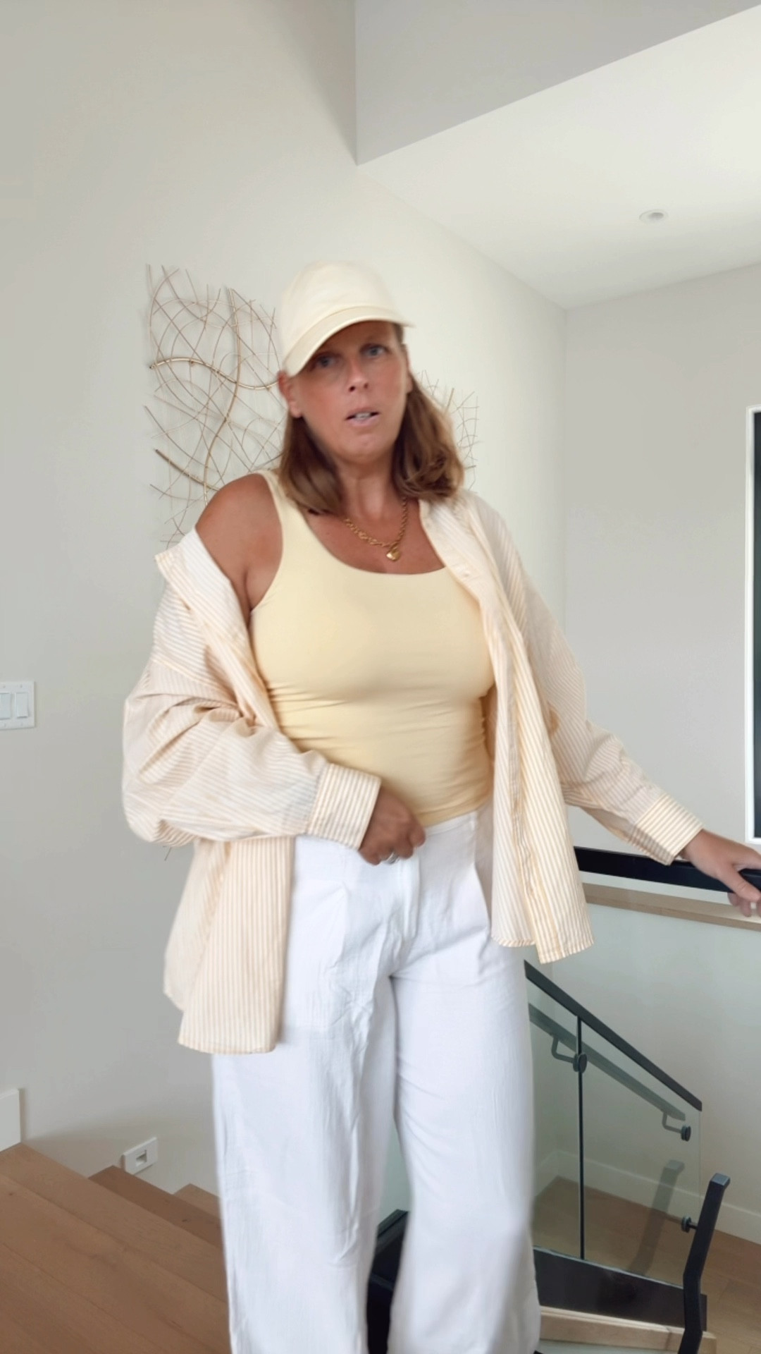 Trending yellow 💛

Yellow tank top, linen pants outfit, butter yellow, casual everyday outfit, effortless style, spring outfit, vacation outfit 

#LTKOver40 #LTKSeasonal #LTKTravel