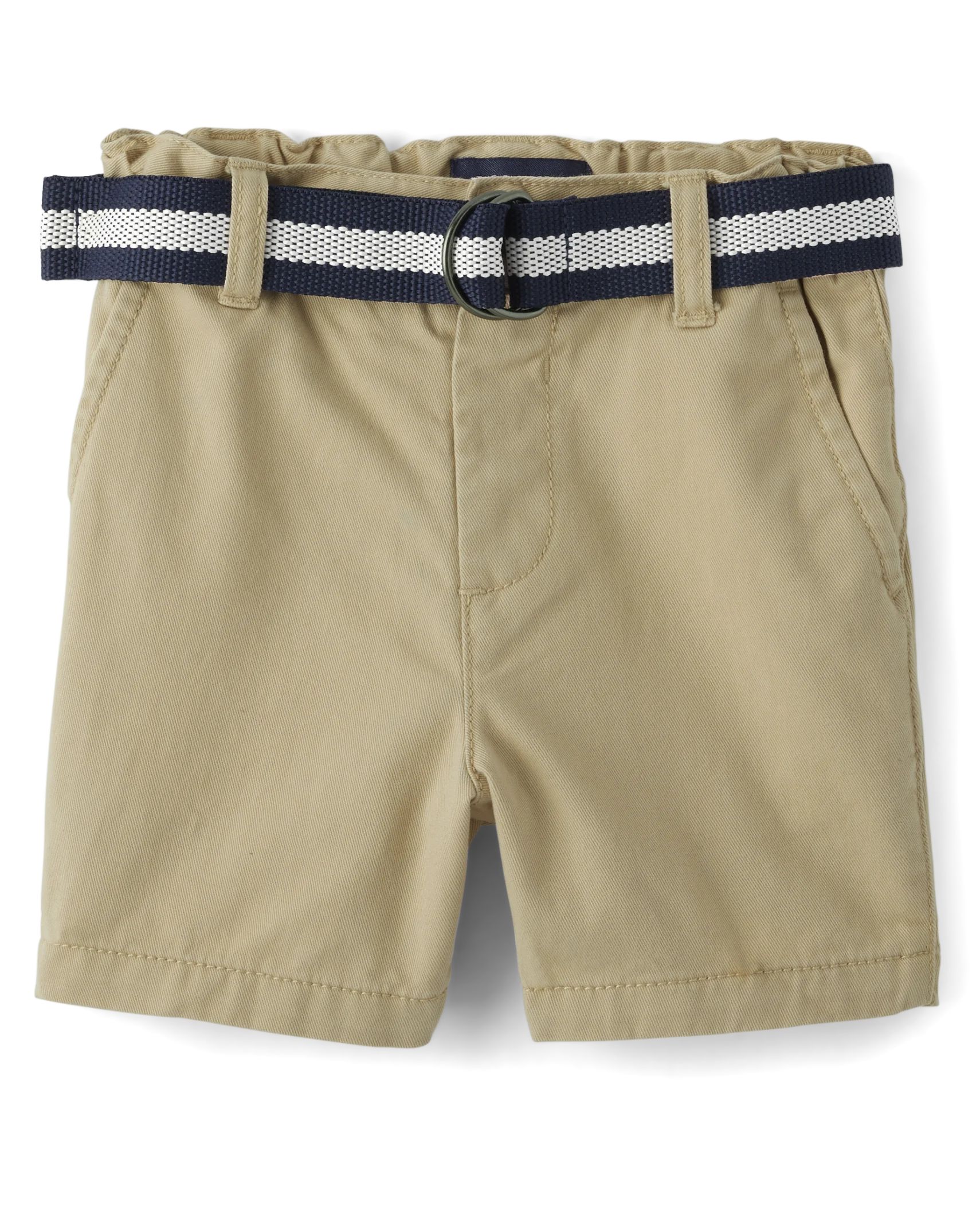 Baby And Toddler Boys Belted Woven Chino Shorts | The Children's Place  - JAVA HILL | The Children's Place