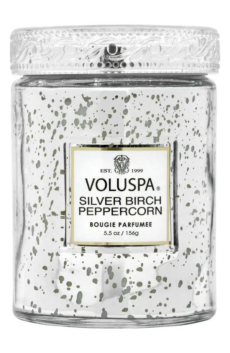 Voluspa Silver Birch & Peppercorn Small Jar Candle | Nordstrom | Nordstrom