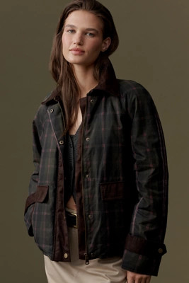 NVLT Waxed Cotton Plaid Jacket | Anthropologie (US)