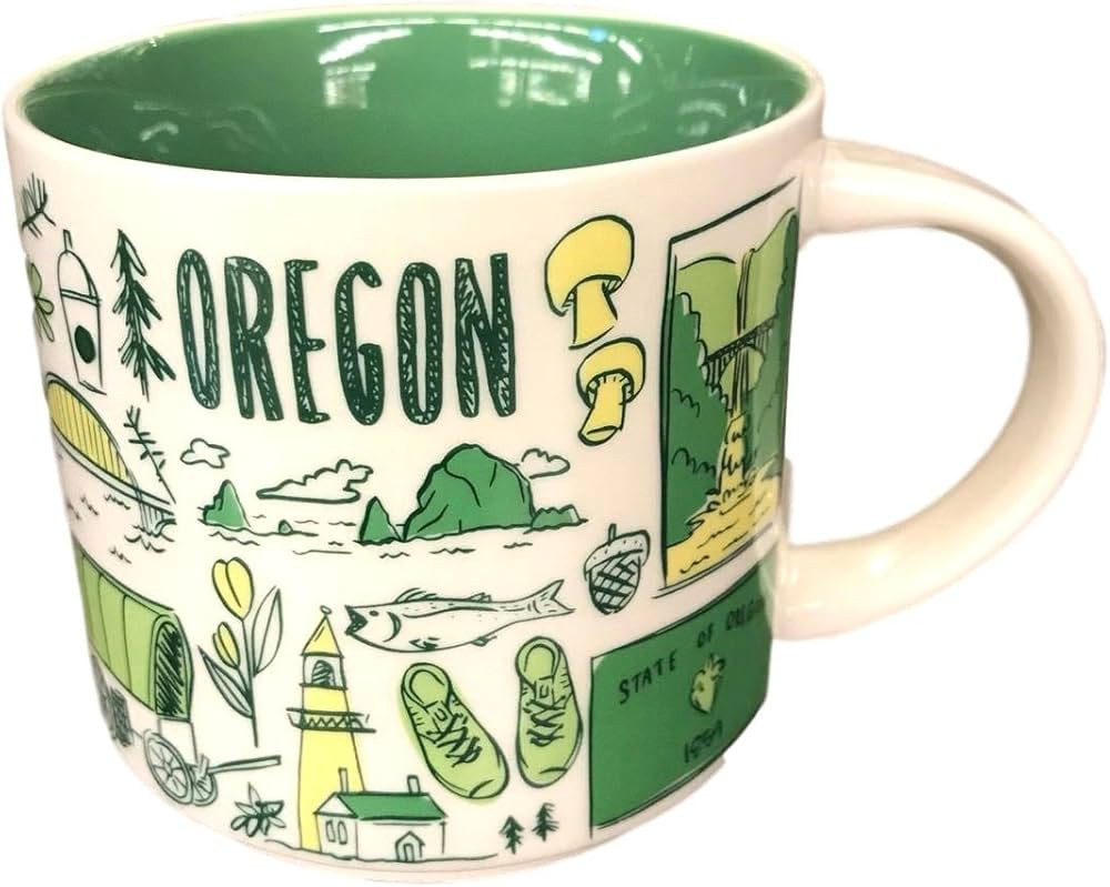 Starbucks Been There Across the Globe Series Mug 14 oz OREGON | Amazon (US)