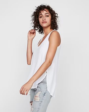 Express One Eleven V-neck London Tank | Express