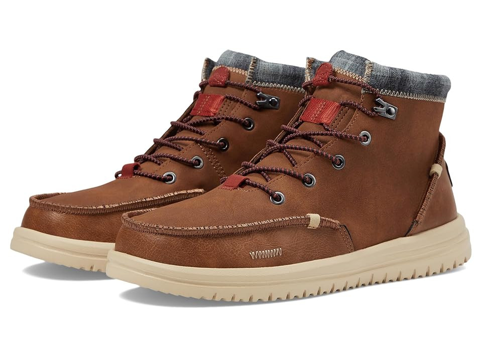 Hey Dude Bradley Classic Men's Boots Cognac 1 : 15 M, Synthetic | Zappos