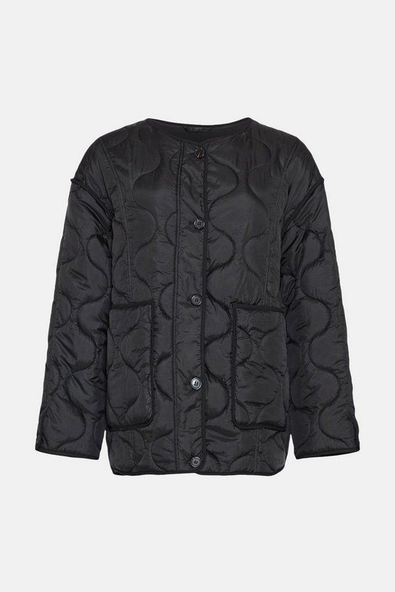 Ultimate Button Through Liner Jacket | Warehouse UK & IE