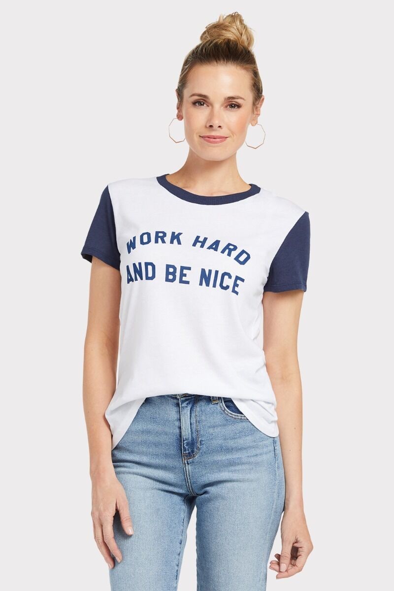 Work Hard Be Nice Tee | Evereve