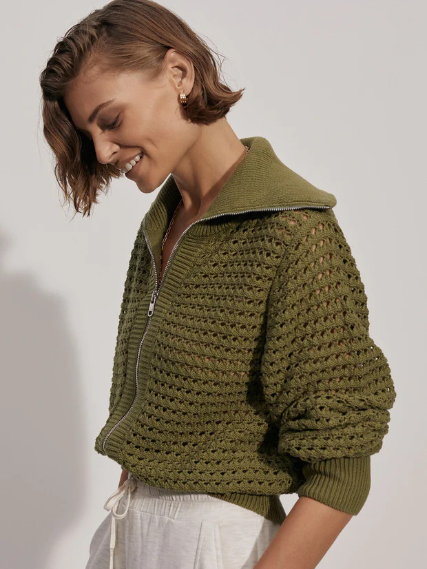 Eloise Zip-Through Knit | Varley USA