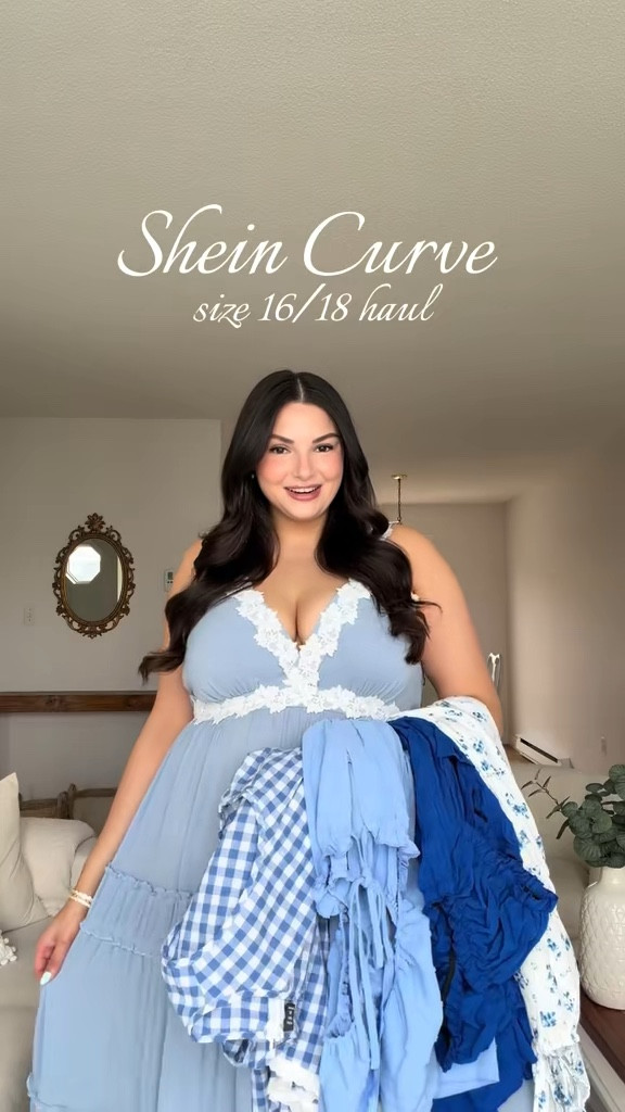 shein curve haul 🩵 

#LTKcanada #LTKcurves #LTKplussize