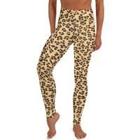 Leopard Pattern Yoga Leggings, Gift, Fitness Leggings, Workout Women's Funky, Pilates, Printed Pants | Etsy (US)