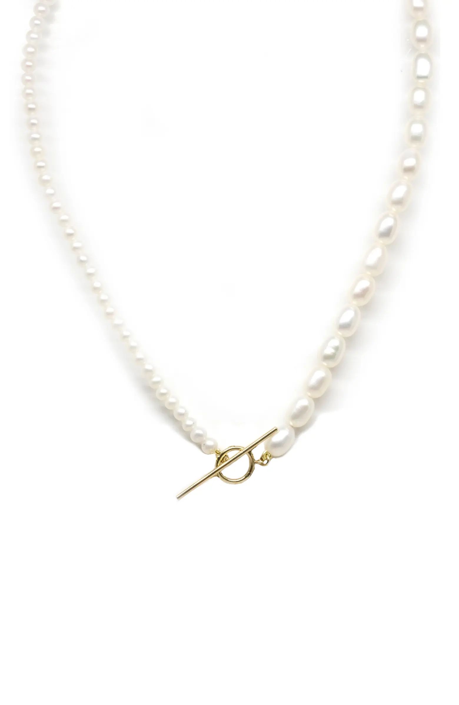 Poppy Finch Contrast Cultured Pearl & Keshi Pearl Necklace | Nordstrom | Nordstrom