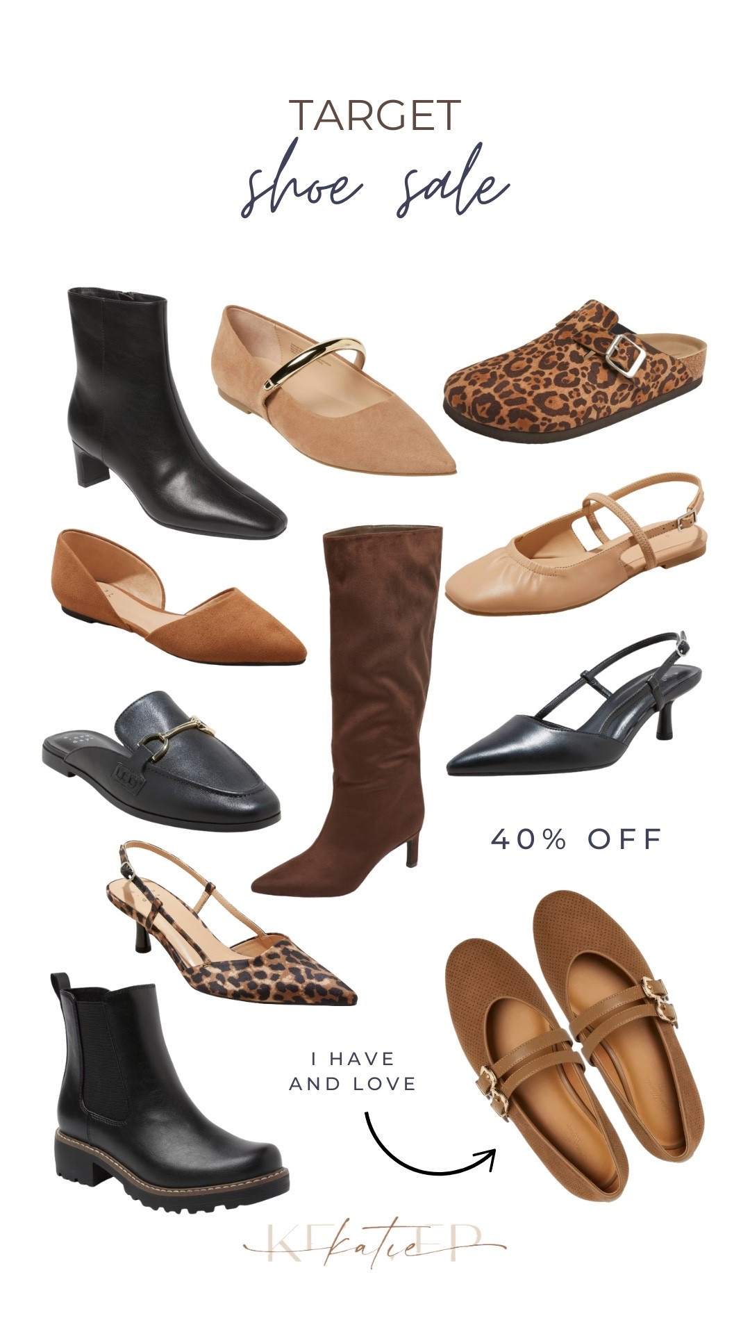 Target shoe favorites on sale for 40% off! Get these adorable boots, mules, flats, and heels on major sale! 

#LTKSaleAlert #LTKootd #LTKHoliday