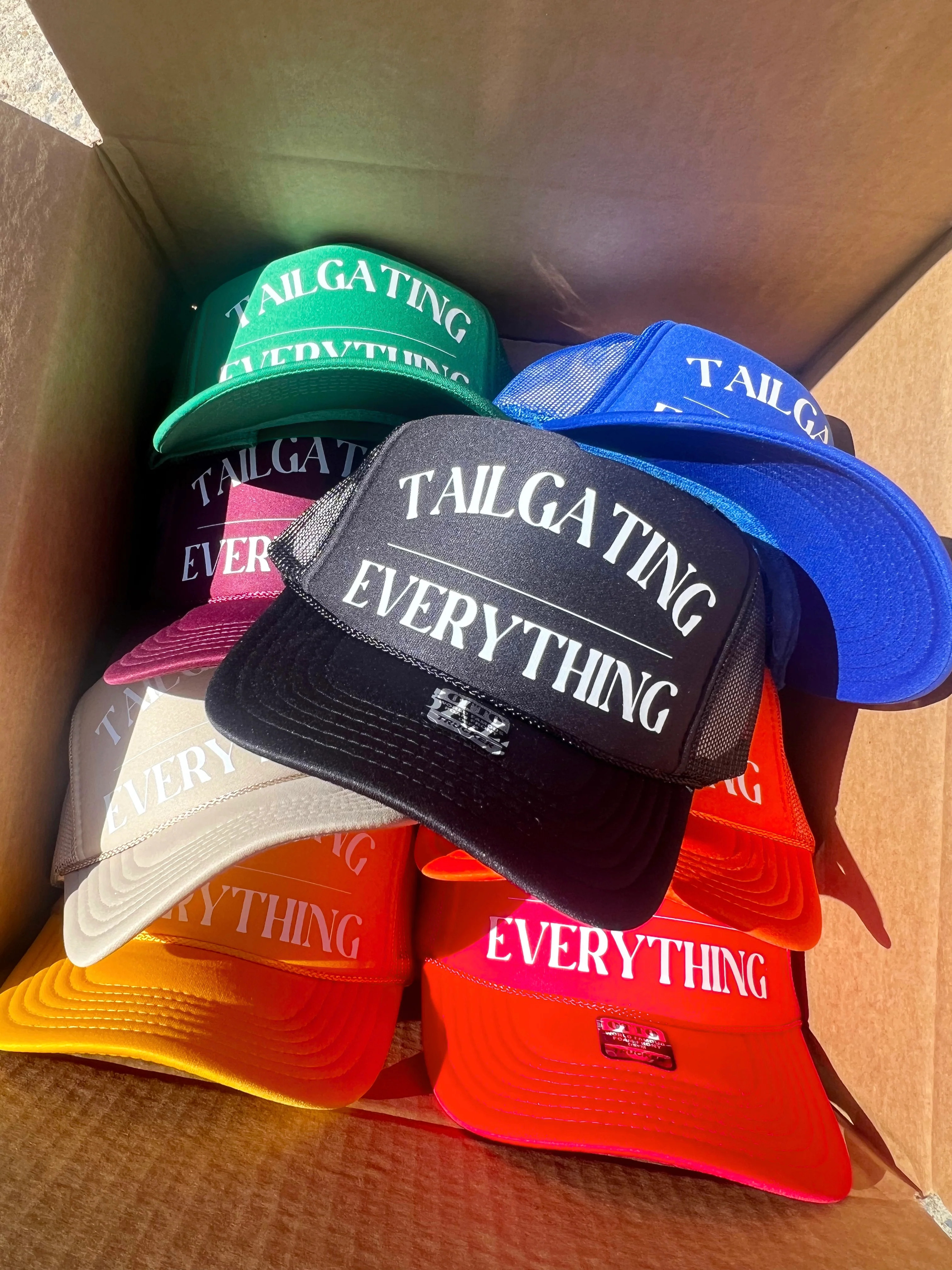 Tailgating/Everything Trucker Hat | KenzKustomz
