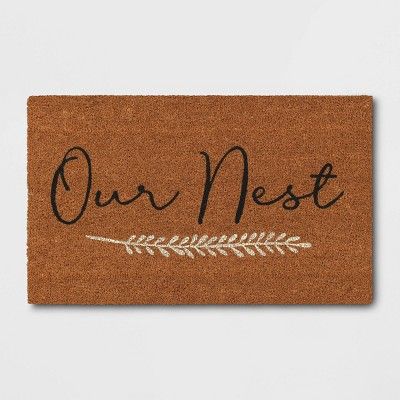 1&#39;6&#34;x2&#39;6&#34; Our Nest Doormat Natural - Threshold&#8482; | Target