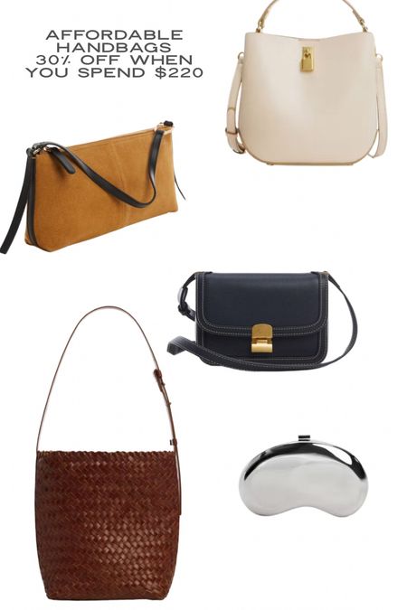 Affordable handbags 30% off code: extra30 

#LTKfindsunder100 #LTKitbag #LTKsalealert